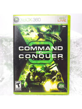 Command & Conquer 3 Tiberium Wars Xbox 360 Complete CIB Tested